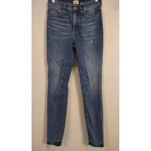 J Crew Denim Size Stretch Skinny Jeans In Classic Wash Blue Dark Size 27 Tall